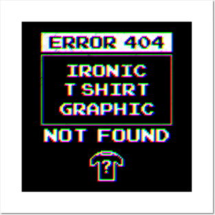 error 404 Posters and Art